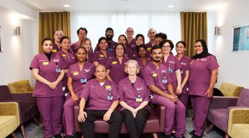 Moorfields Private technician and nursing team photo