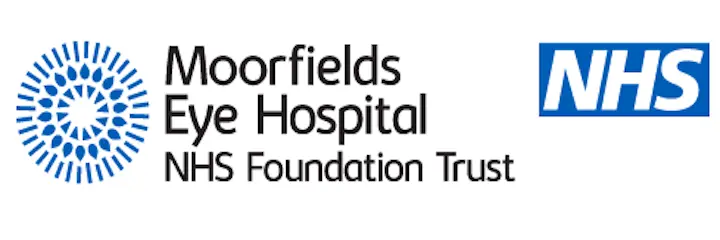 Moorfields Logo for Oriel