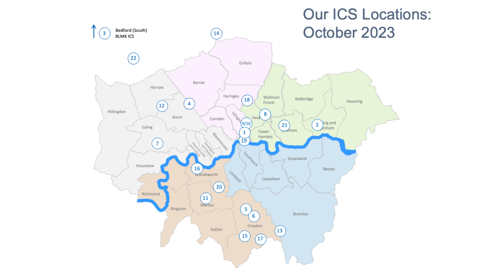Moorfields location map 2023