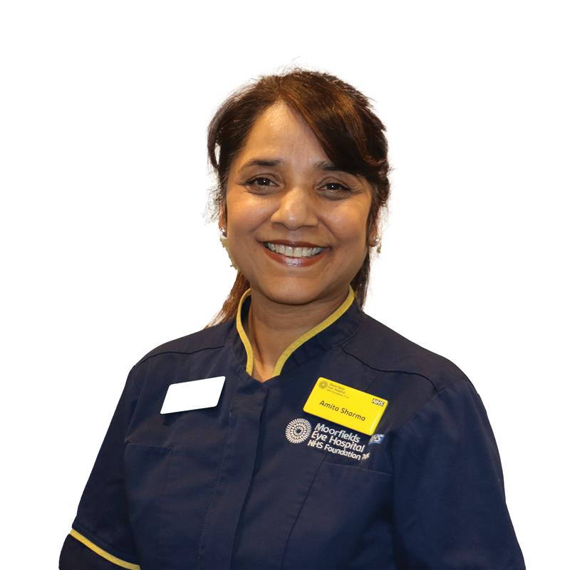 Member of Moorfields team Amita Sharma headshot