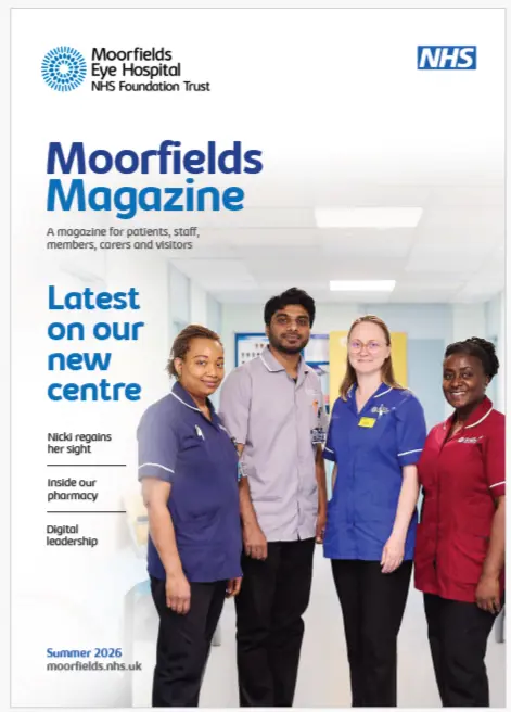 Moorfields Magazine cover image Summer 2026