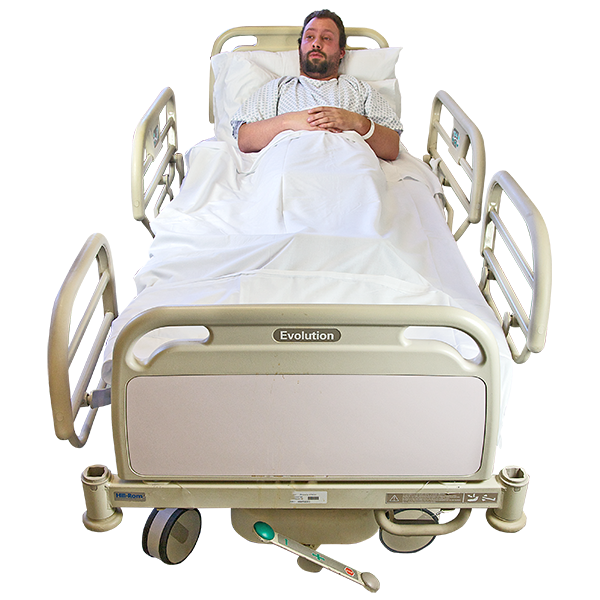Hospital Bed Alone easy read