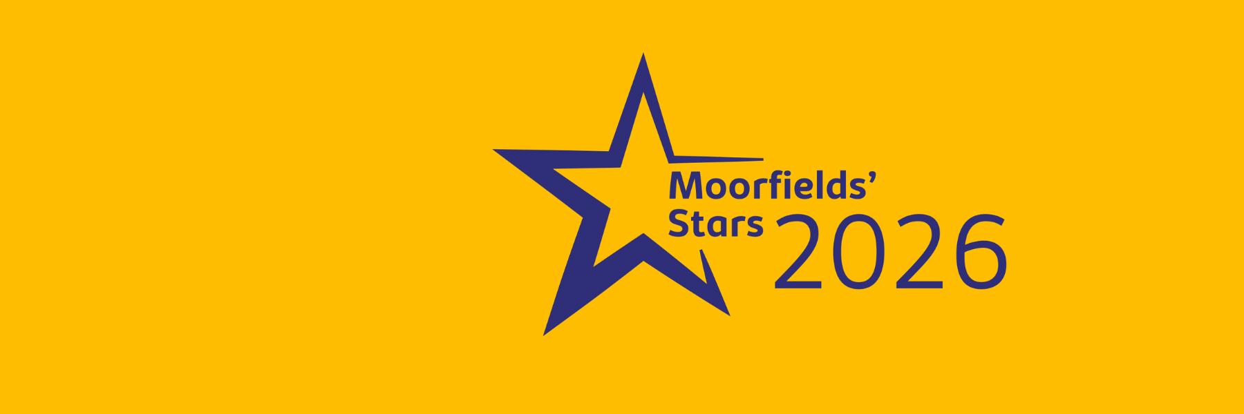 Moorfields stars 2026 banner