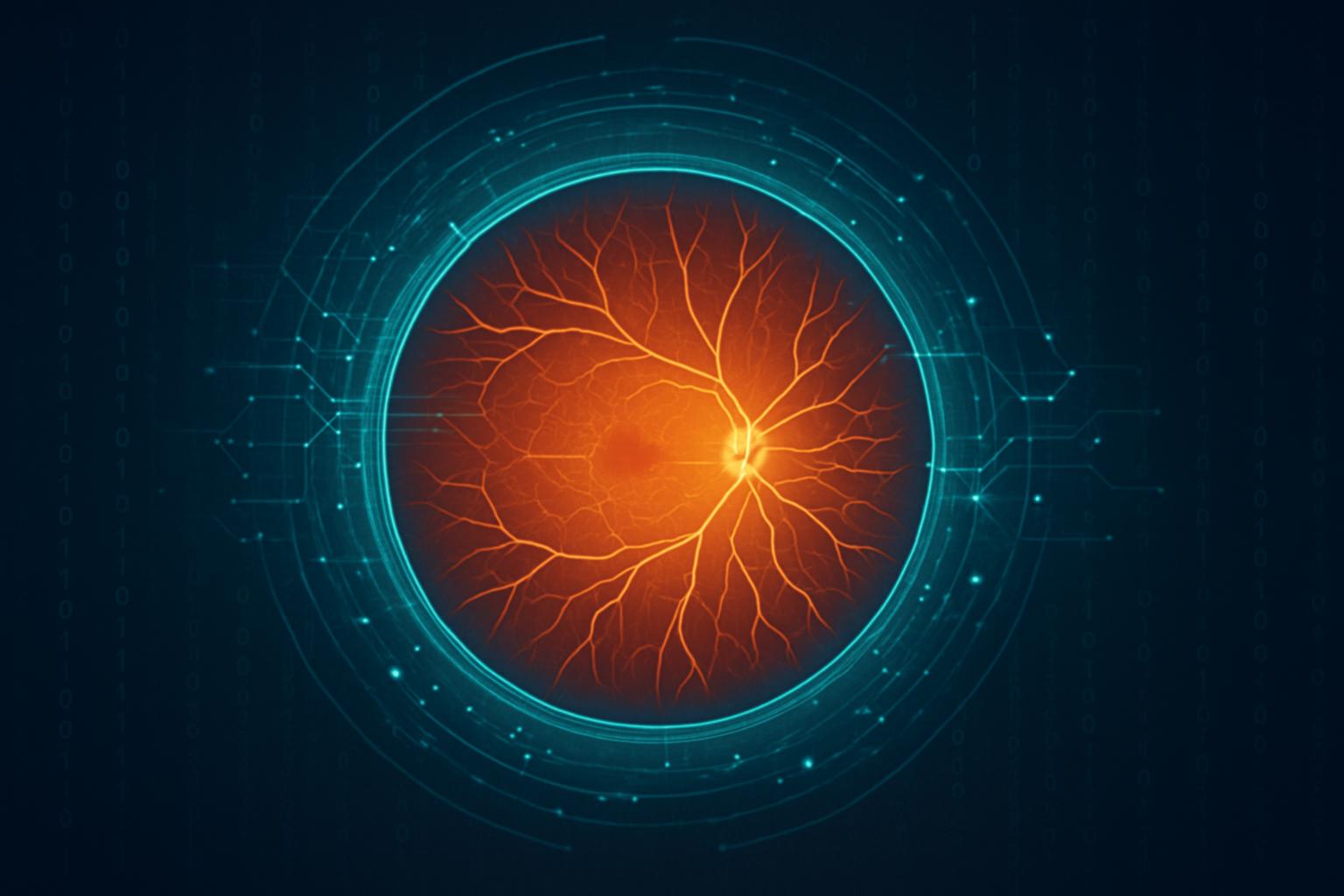 Abstract AI Retina Illustration
