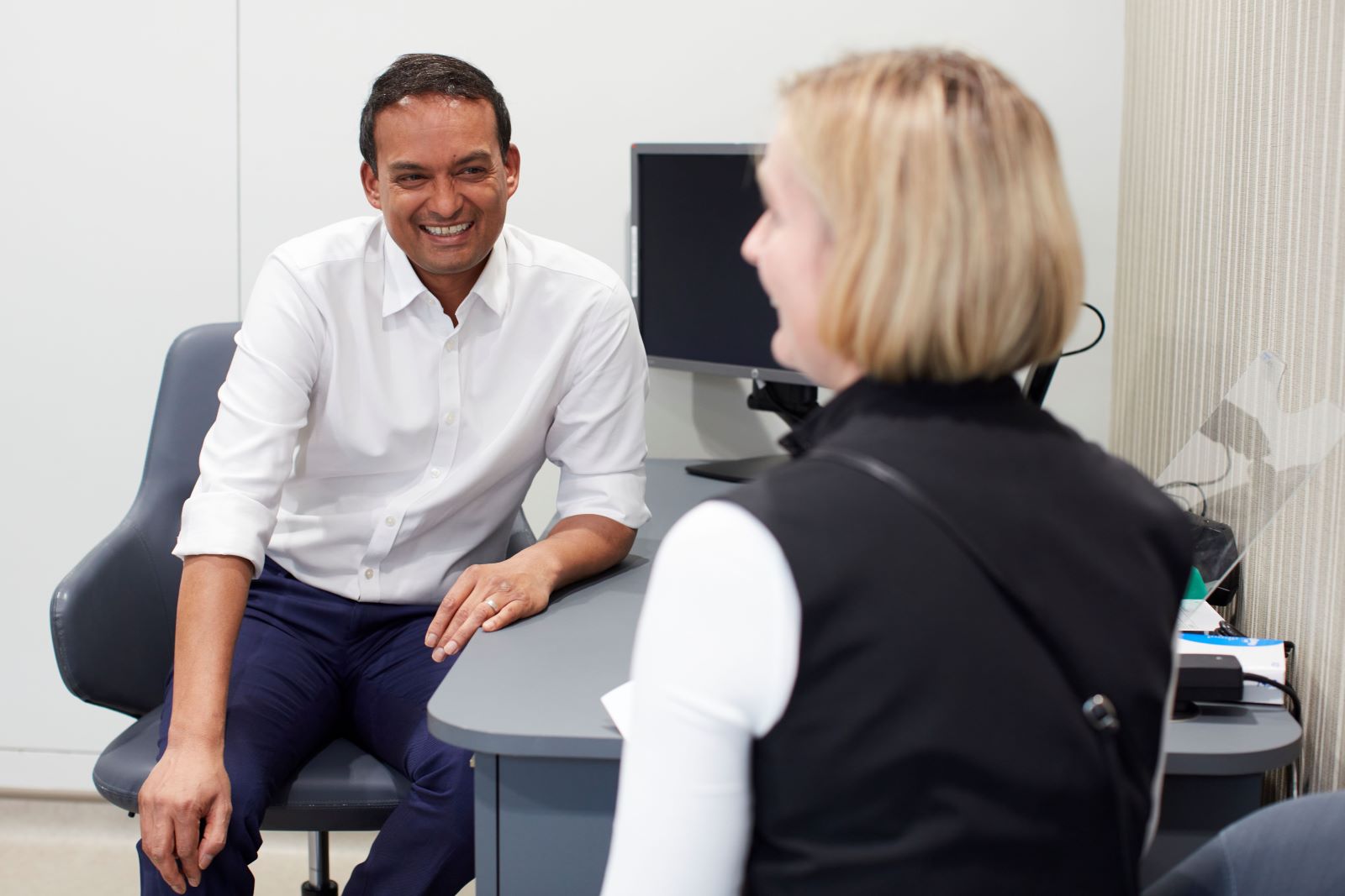 Mr Jaheed Khan in consultation